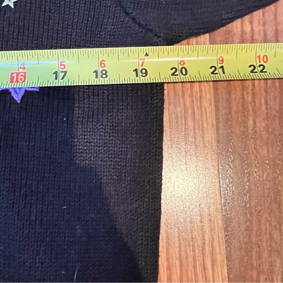 VINTAGE | rare star print sequin maximalism knit cardigan sweater - Picture 5 of 10